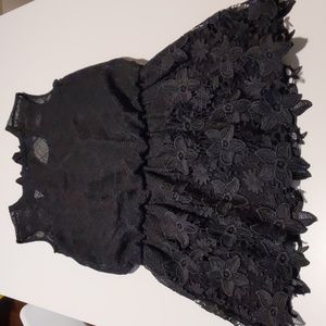 Black lace dress NWT